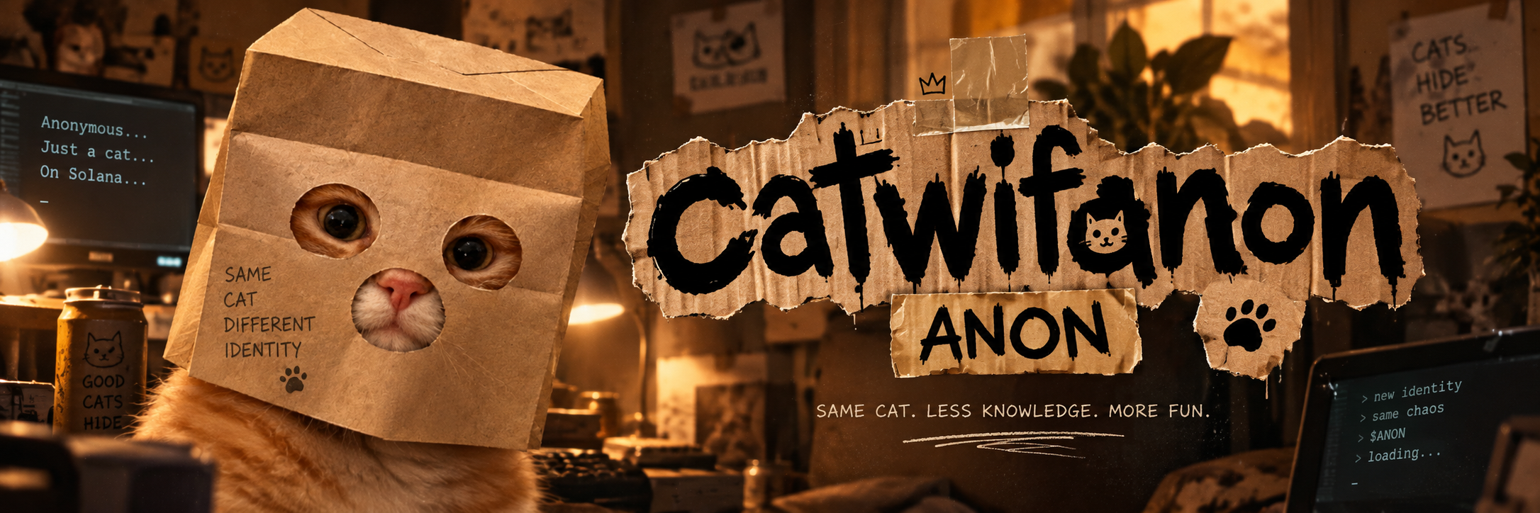 catwifanon $ANON banner